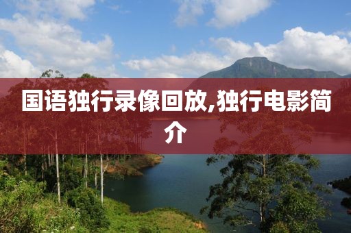 国语独行录像回放,独行电影简介