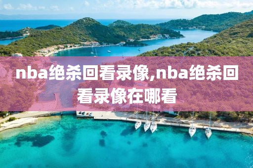 nba绝杀回看录像,nba绝杀回看录像在哪看