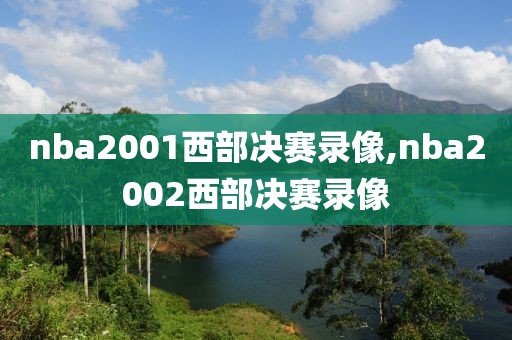nba2001西部决赛录像,nba2002西部决赛录像