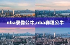 nba录像公牛,nba赛程公牛